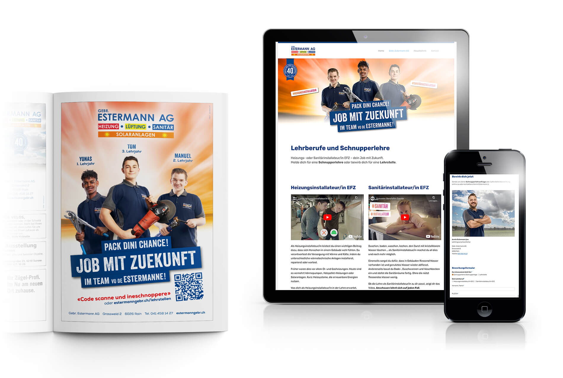 Grafikagentur Luzern für gedruckte und Webwerbung die mehr Sichtbarkeit bietet