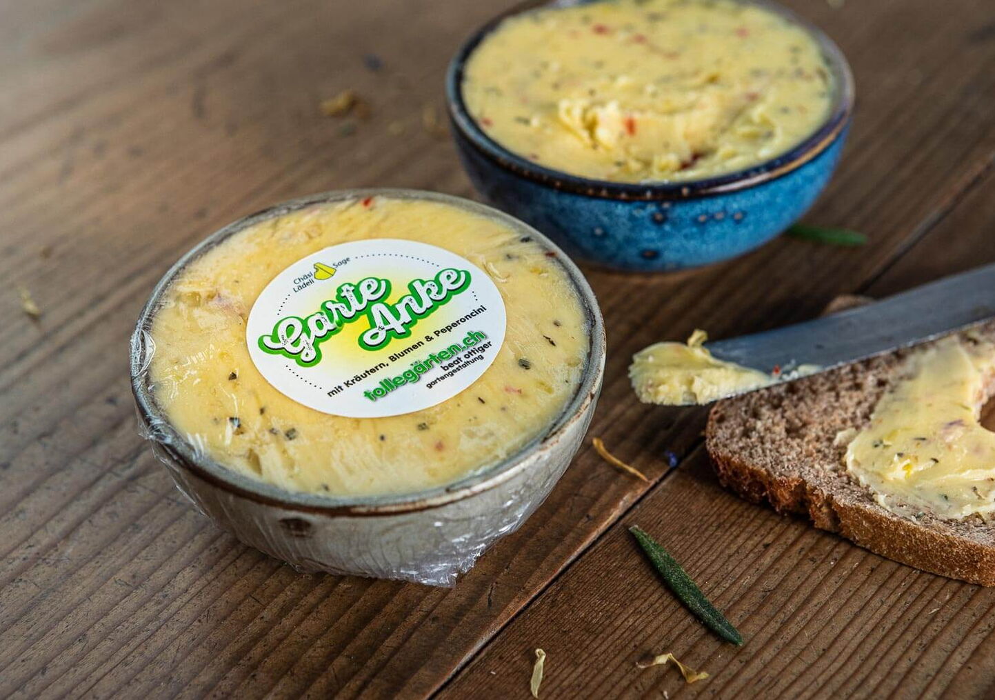 Werbefotografie und Foodfotografie für Details von Gartenanke für Gartenbau-Unternehmen