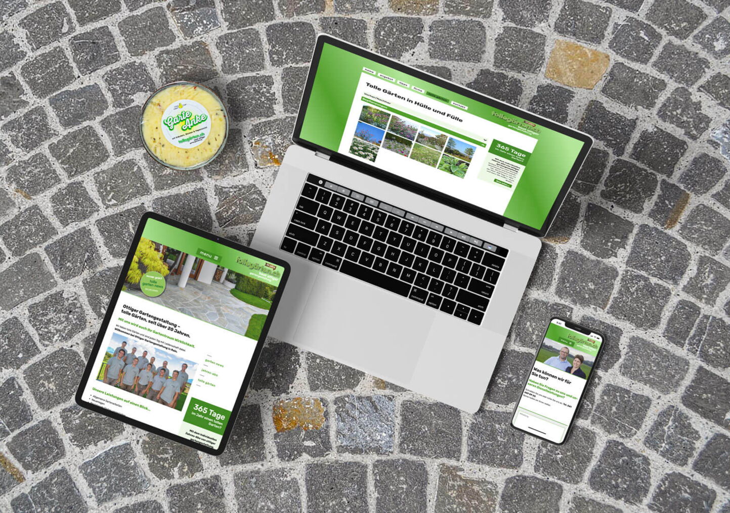 Webdesign Luzern - Professionelle Firmenwebsite für Gartenbau-Unternehmen