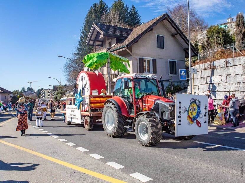 Eventfotografie Luzern: Outdoorfotografie von Fasnachtsumzug in Rain