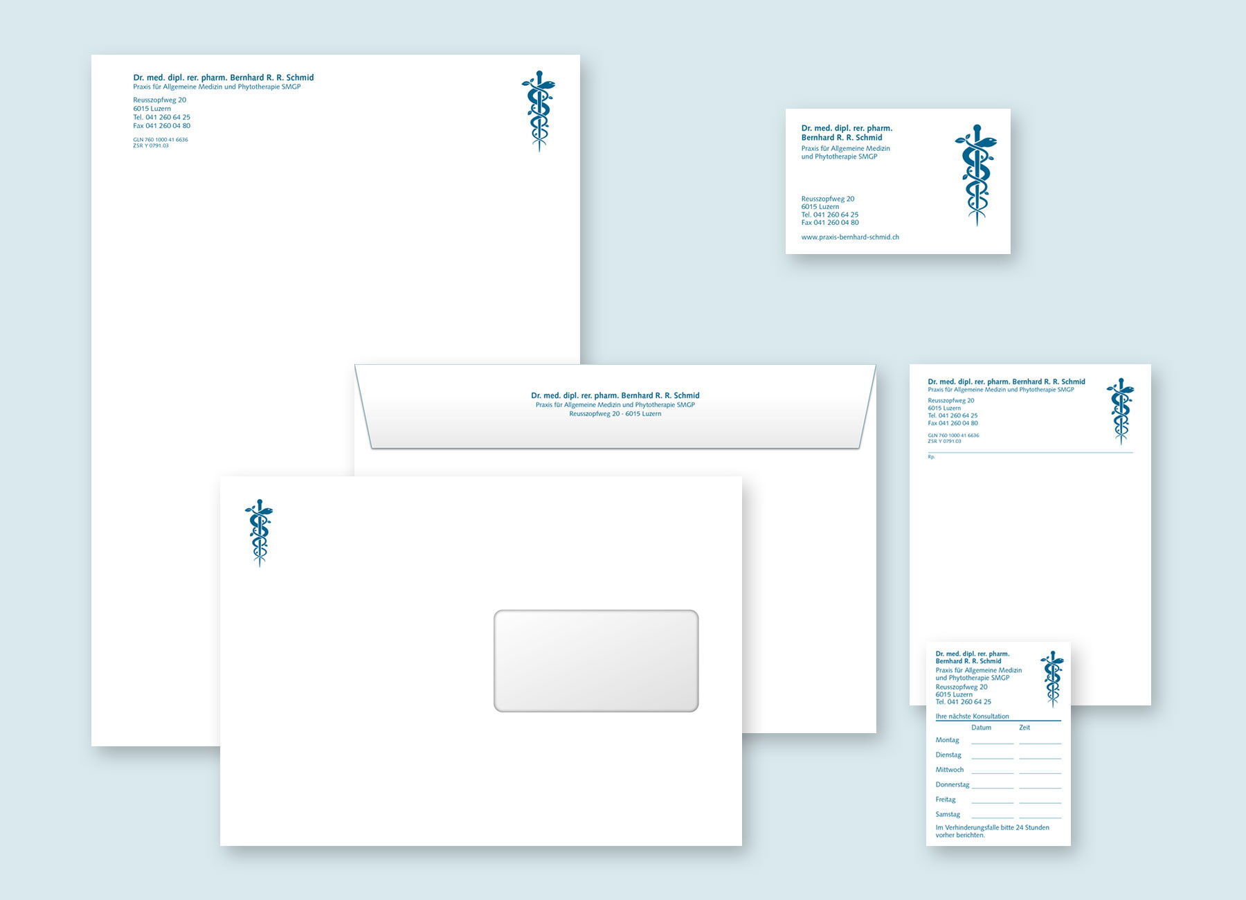 Corporate Design: Illustration von Drucksachen