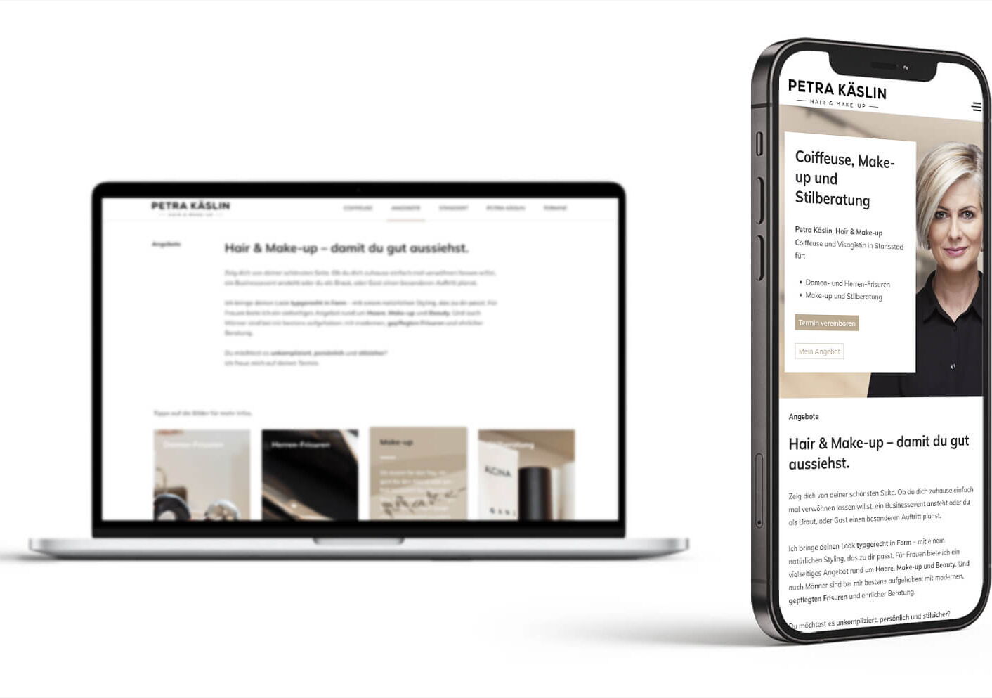 SEO Agentur Luzern: Onepage-Website für Coiffeursalon