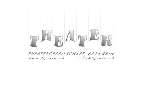 typologo mit vertikalen linien der theatergesellschaft rain