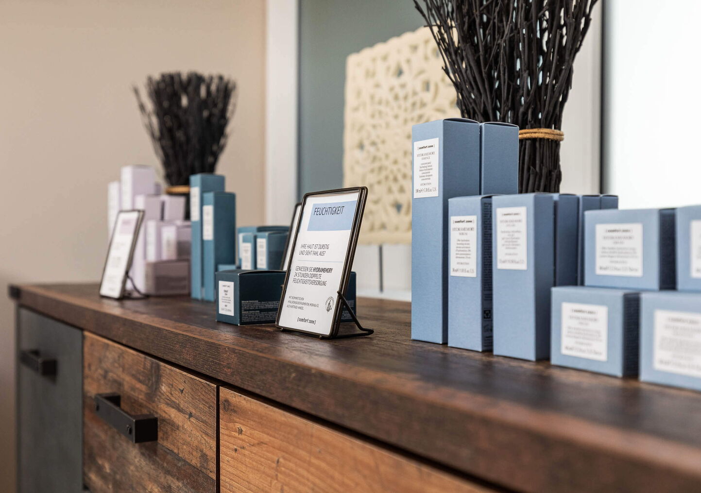 Praxisraumfotografien Luzern - Fotografiedetails von Kosmetikpraxisräumen