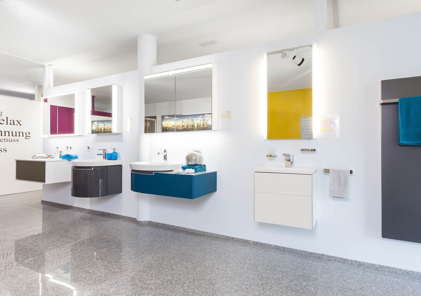 Fotograf Luzern für Showroomfotografie von Badausstellung