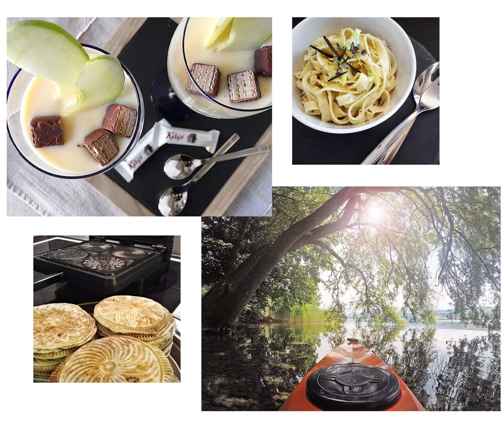 Patrick's kreative Ader beim Kochen, Backen und Zeichnen