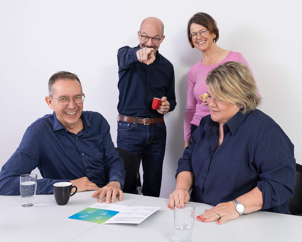 Mitarbeiterfoto/Gruppenbild vom Team Rodix in Rain 2023