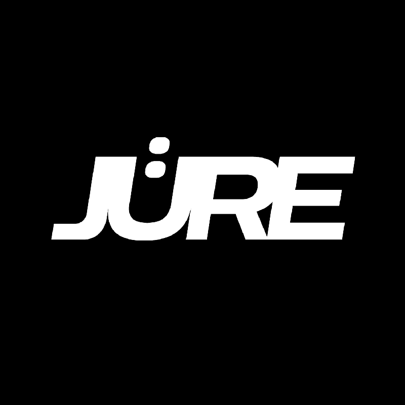 Grafiker Luzern - Musiker Logo weiss für Swiss Rapper JÜRE